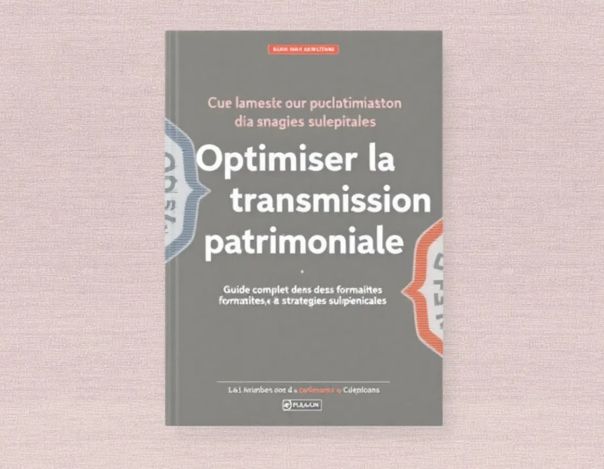 Optimiser la transmission patrimoniale : Guide complet des formalités et stratégies successorales